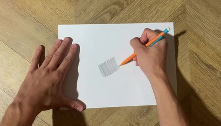 ASMR pencil coloring