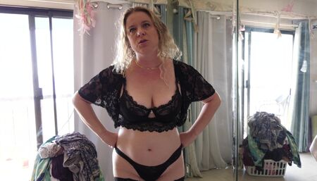 Stepmom finally lets her stepson get his cock out and fuck her