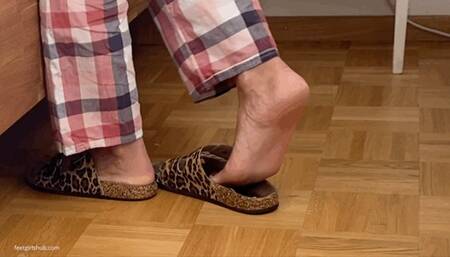 SWEATY SOLES IN BIRKENSTOCK SANDALS - MP4 Mobile Version