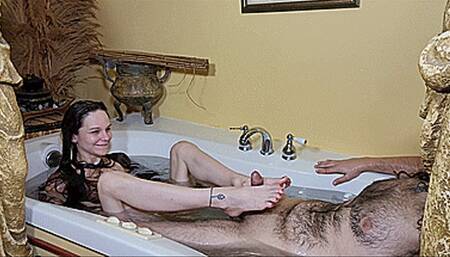 Sexy Steamy BathTub Foot Fuck (HD 1080p MP4)