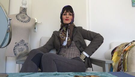 Silk scarves autumn! Neck and headscarves fitting