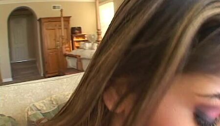 Lucky guy with giant cock licked and fucks the virgin pussy of his prom date