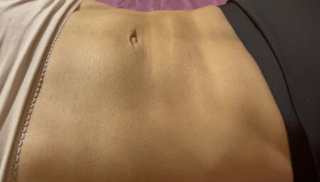 Belly button and belly fetish